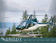Tablet Screenshot of grizzlyhelicopters.com